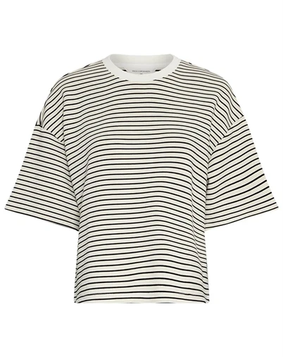 MSCH Copenhagen - MSCHNilda Ima Sweatshirt T-Shirt - Oatmeal/Black